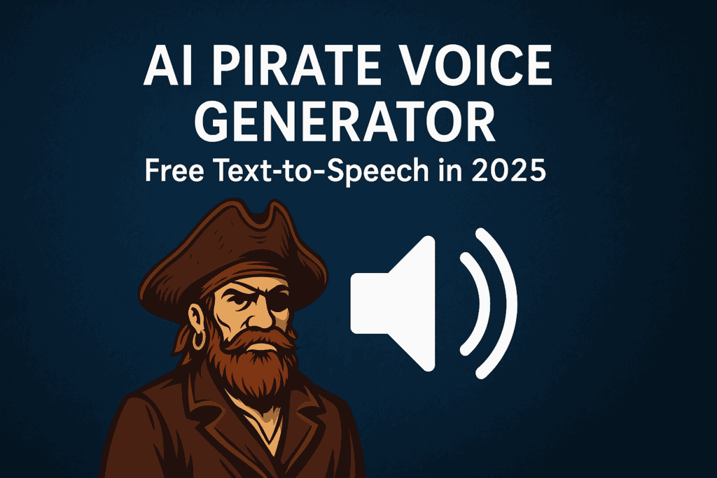 AI Pirate Voice Generator Free - Text-to-Speech in 2025