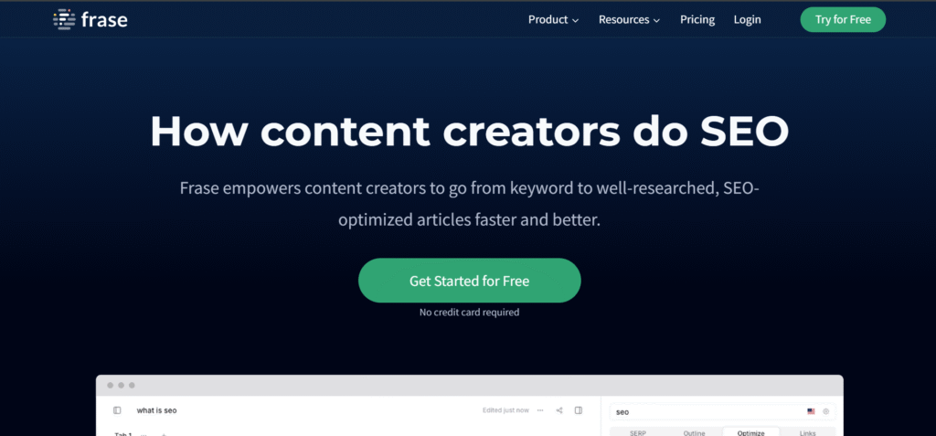 frase.io Top AI SEO Tools to Scale Your Agile Growth