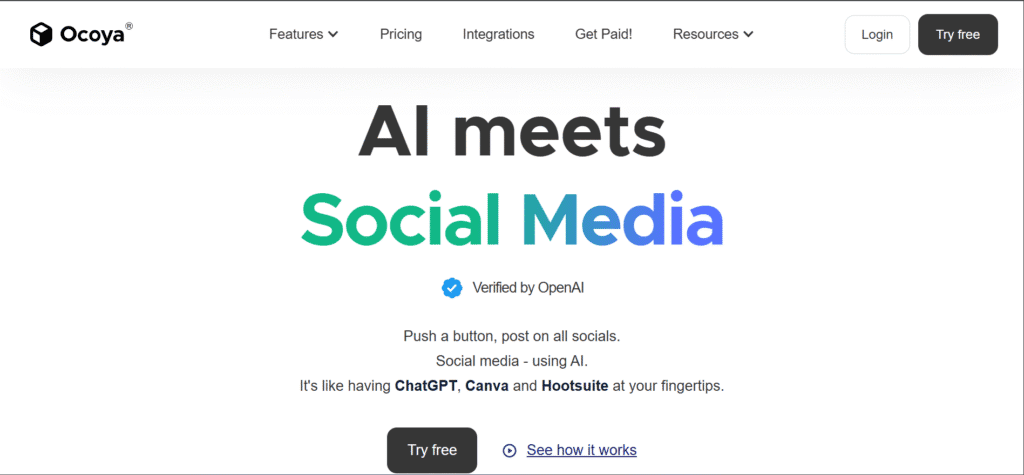  Ocaya AI Best AI Tools for Small Business Owners