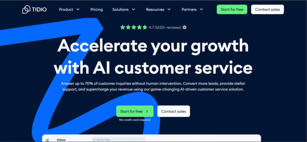 Tidio Ai AI Tools for Small Business Owners